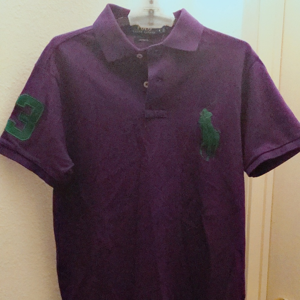 NWT Ralph Lauren Men’s polo purple shirt - Small